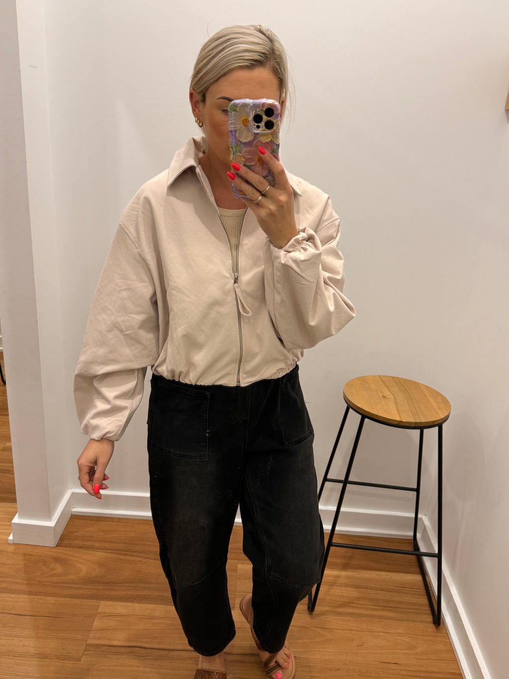 Ivy Jacket- Light pink
