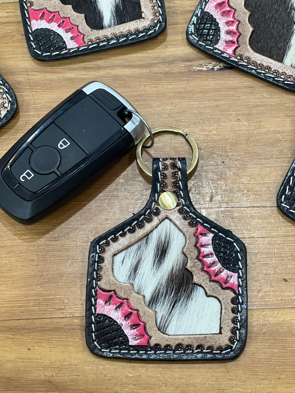 Prickly Pear Key ring