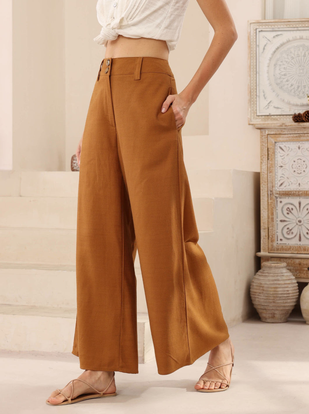 Avalon Pant - Rust