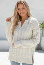 Load image into Gallery viewer, Cable Knit - white

