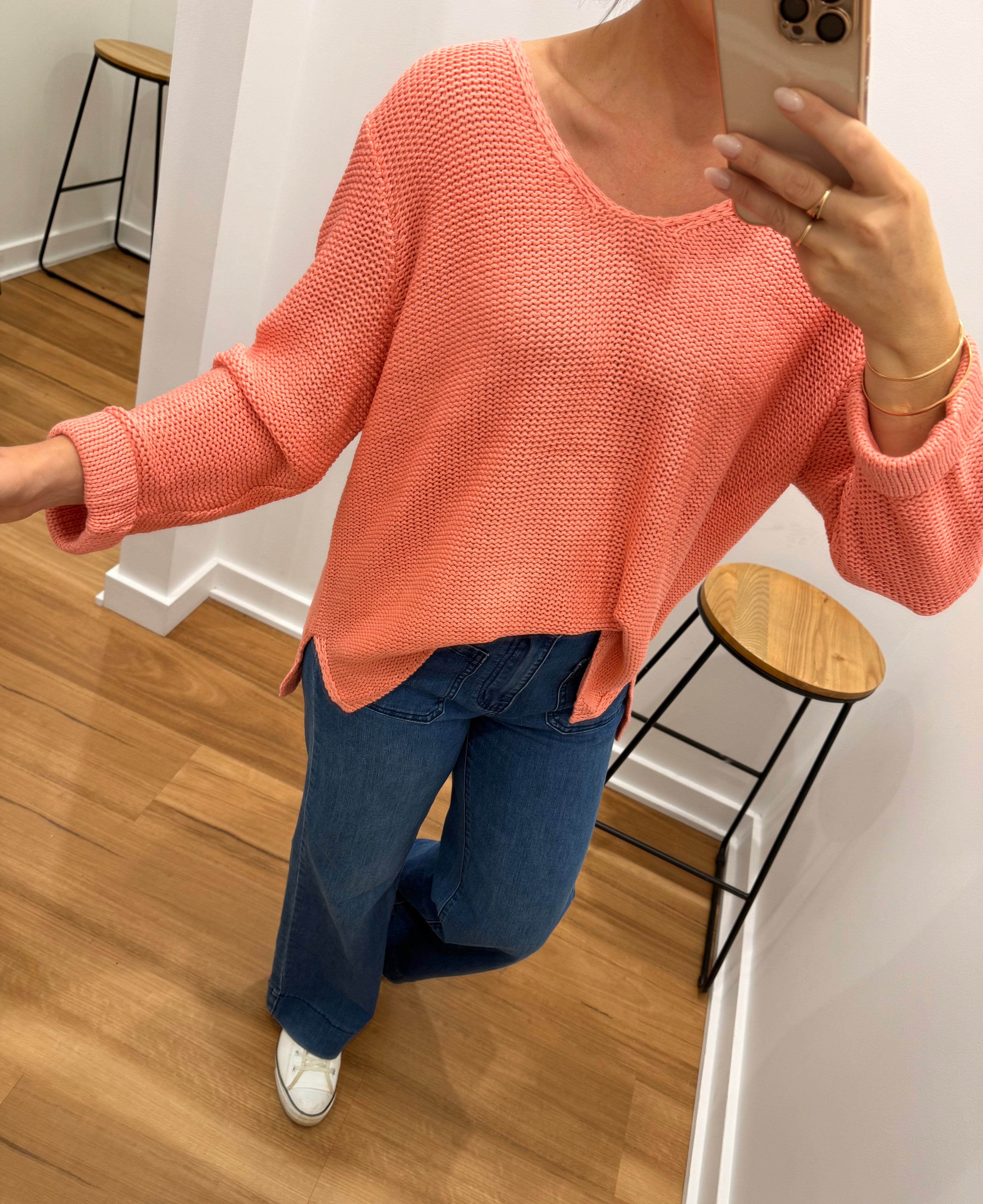 Marley Knit - Flower Pink