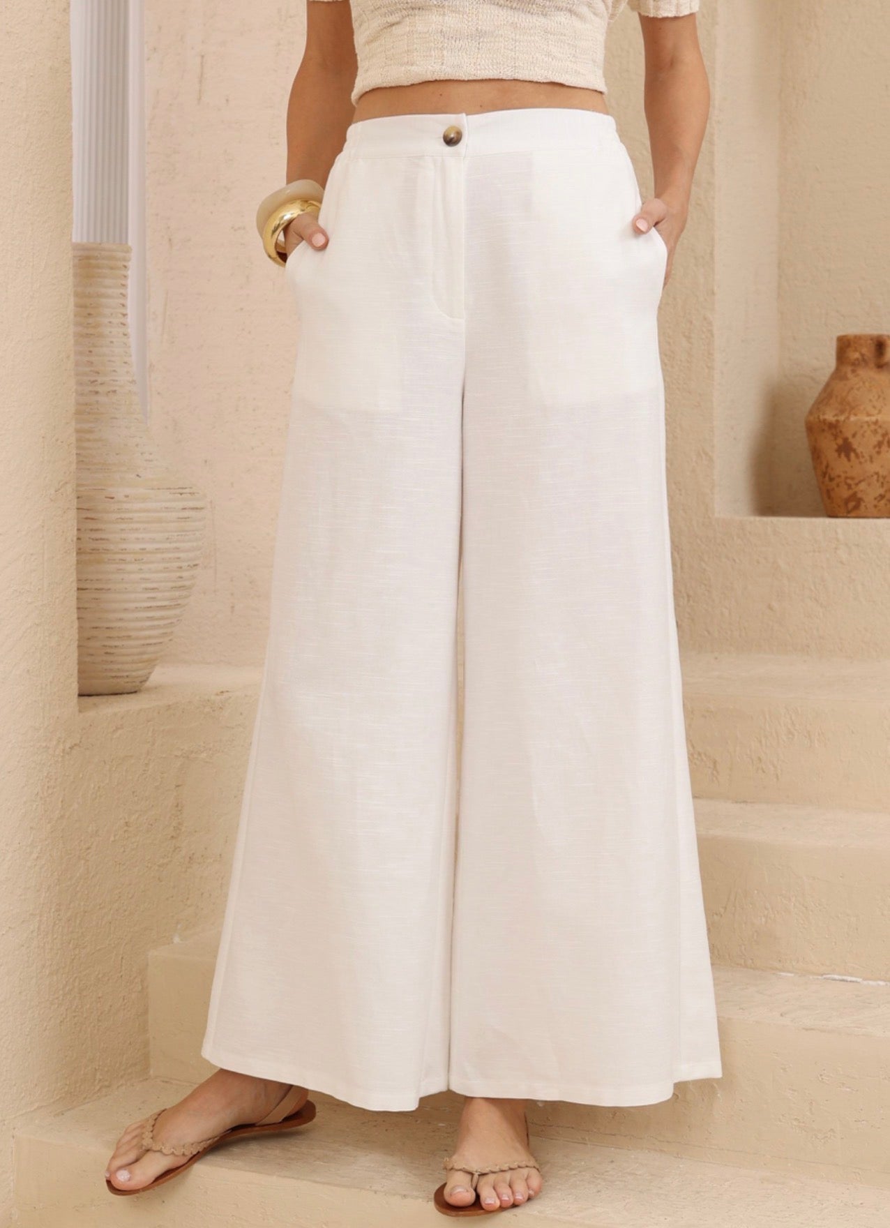 Oakla Pant - White