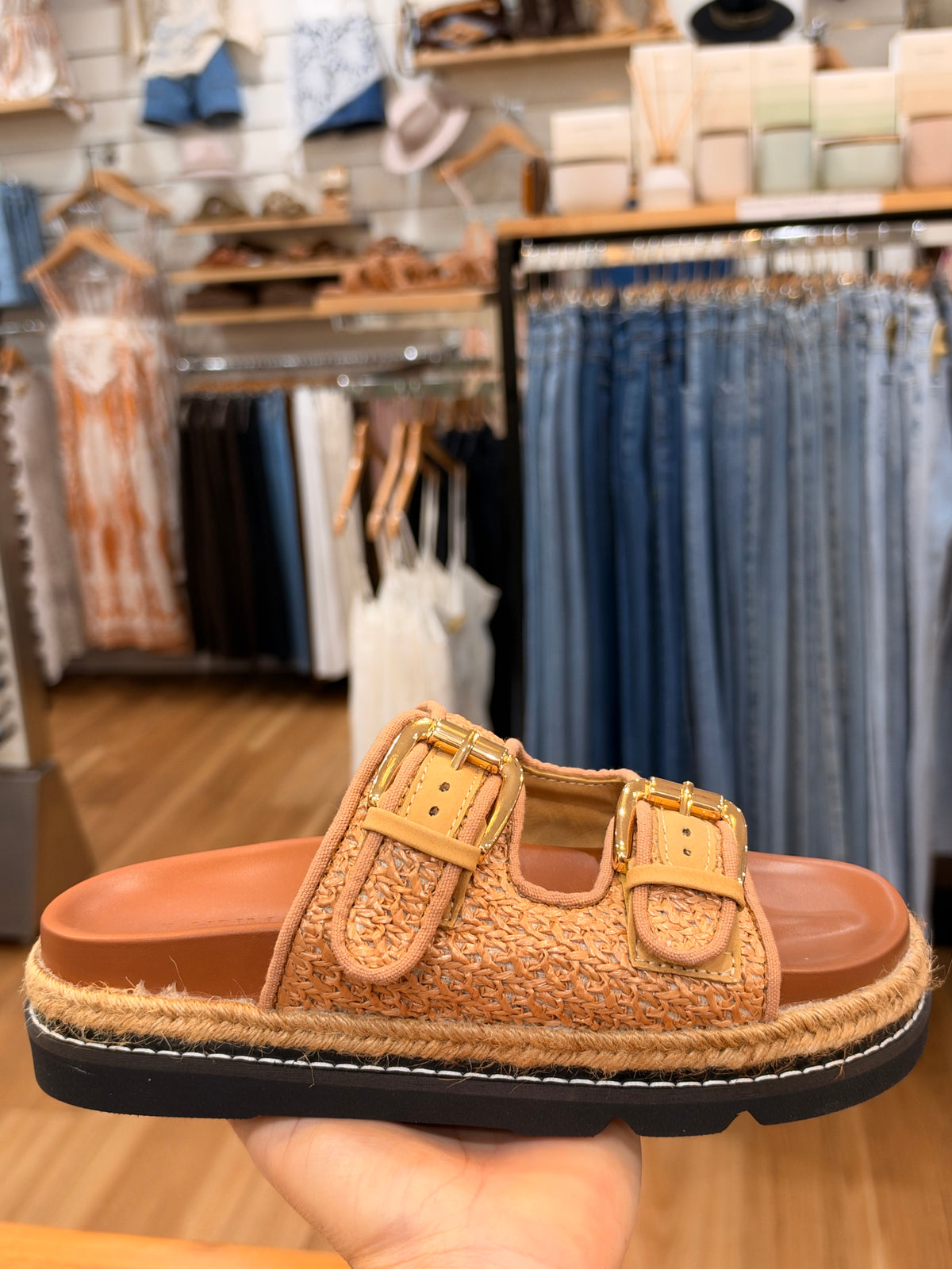 Mapple Slide - Tan By Human Shoes