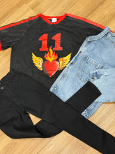 Load image into Gallery viewer, Burning 11 Tee - ' By Frankie '
