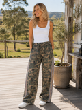 'By Frankie' Dark cargo stripe track pant