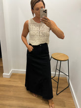 Load image into Gallery viewer, Eastwood Maxi Skirt - Black
