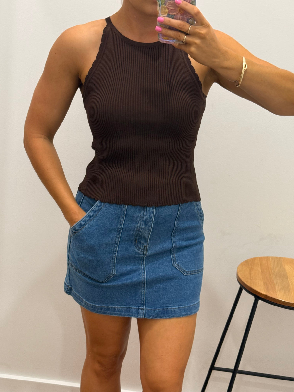 Hutton Singlet - Choc