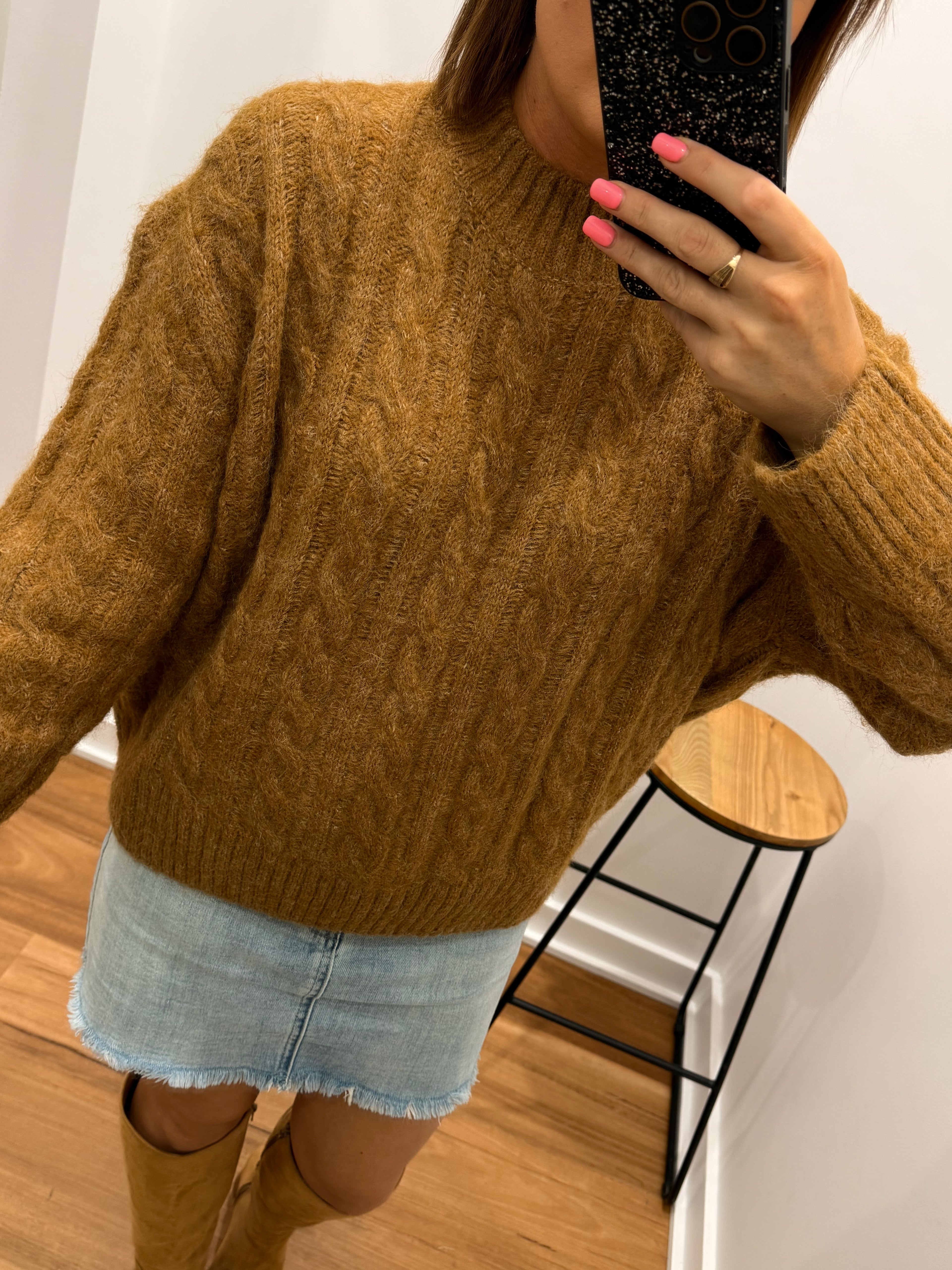 Cobark Jumper - Brown