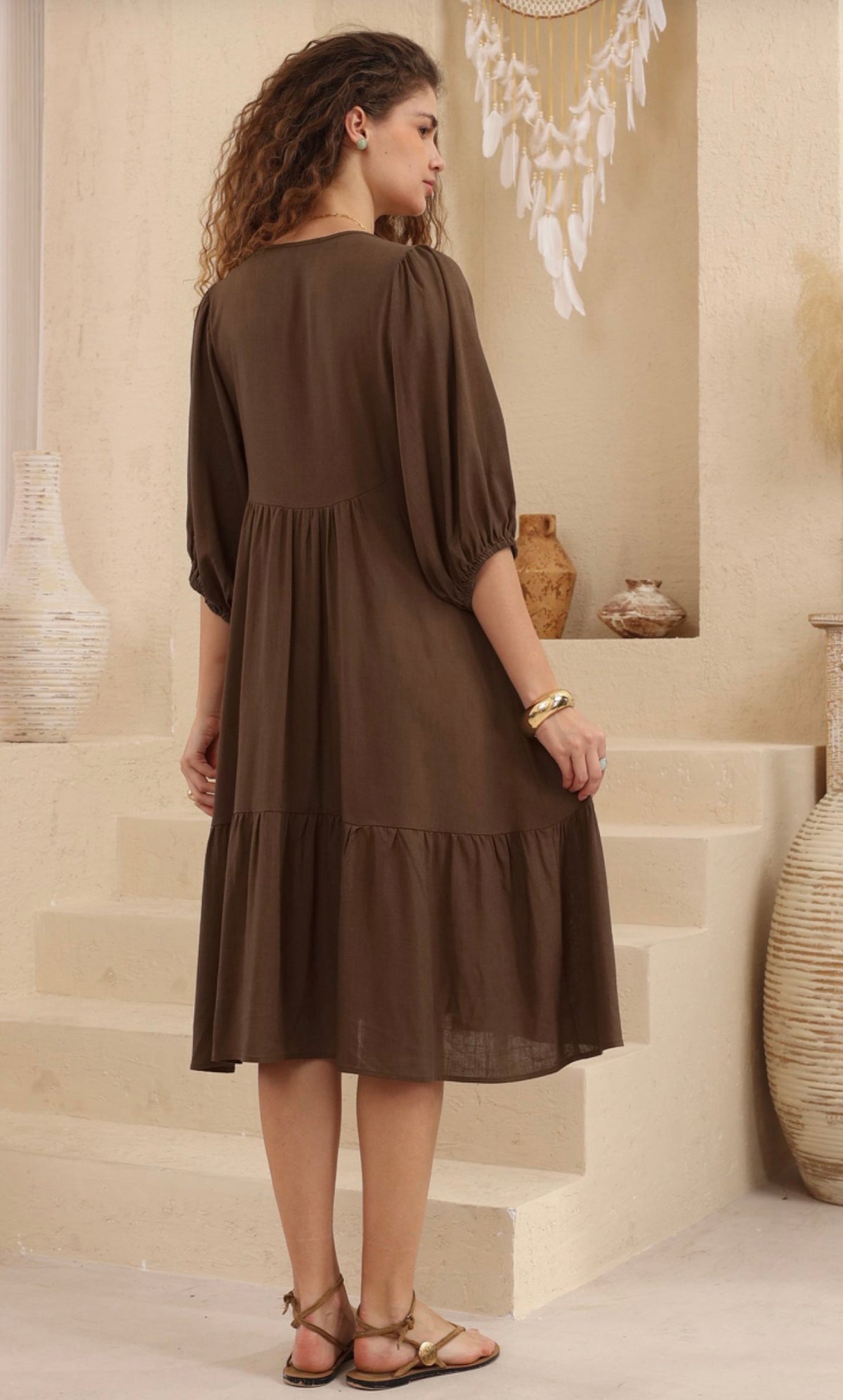 Kameron Dress - Choc