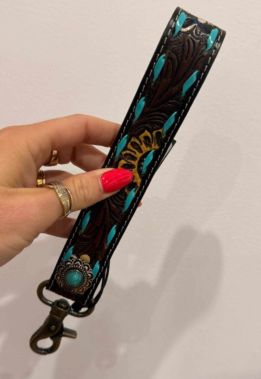 Sunflower Sunrise Hand Key Fob