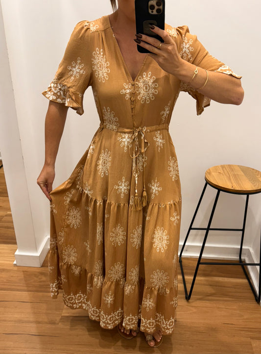 Emiliano Maxi Dress - Mocha