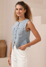 Load image into Gallery viewer, Toya Denim Vest
