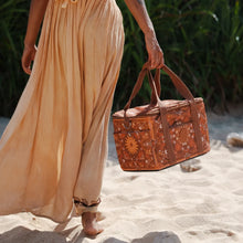 Load image into Gallery viewer, Boho Sun Brown Cooler Bag
