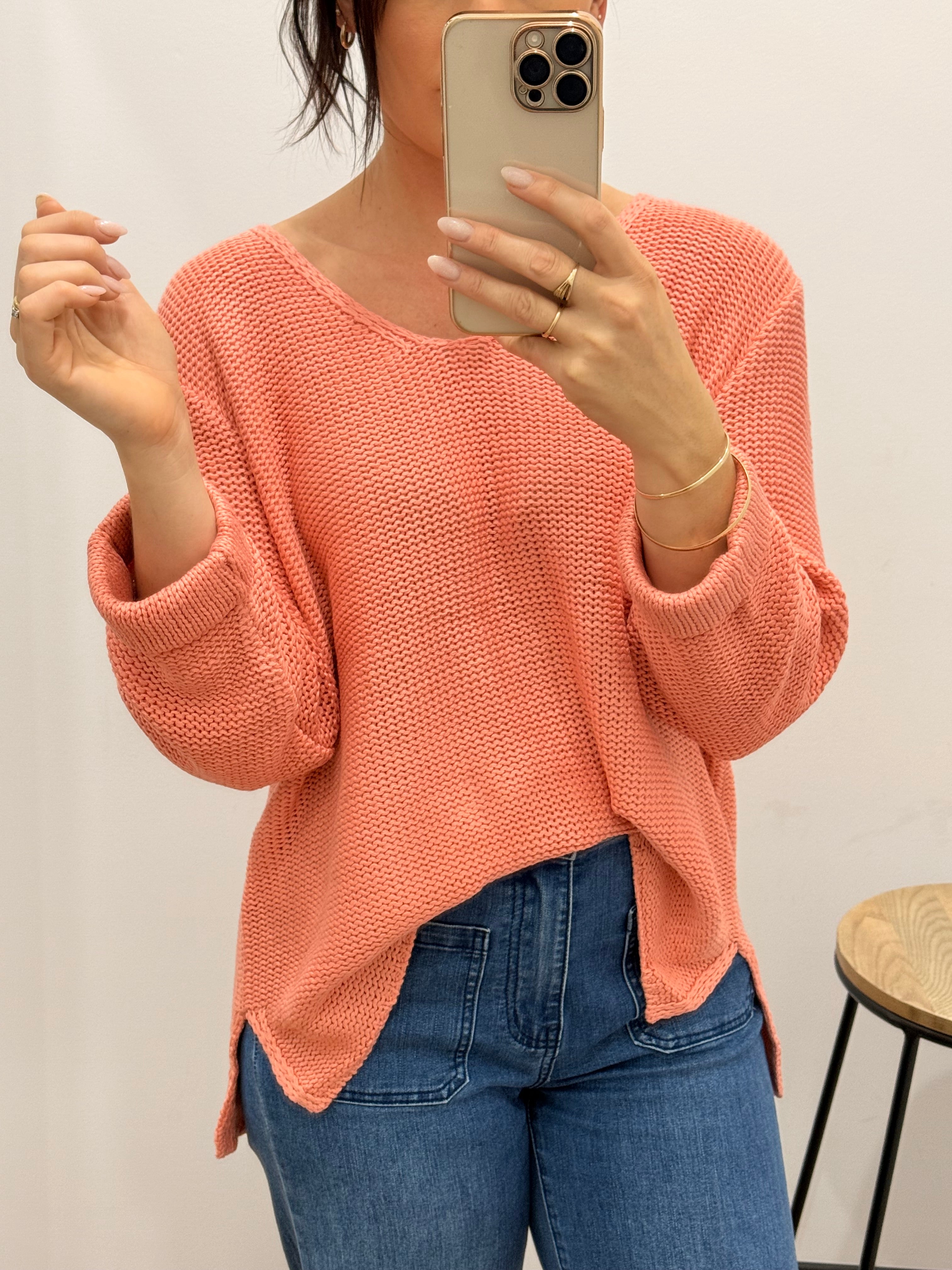 Marley Knit - Flower Pink