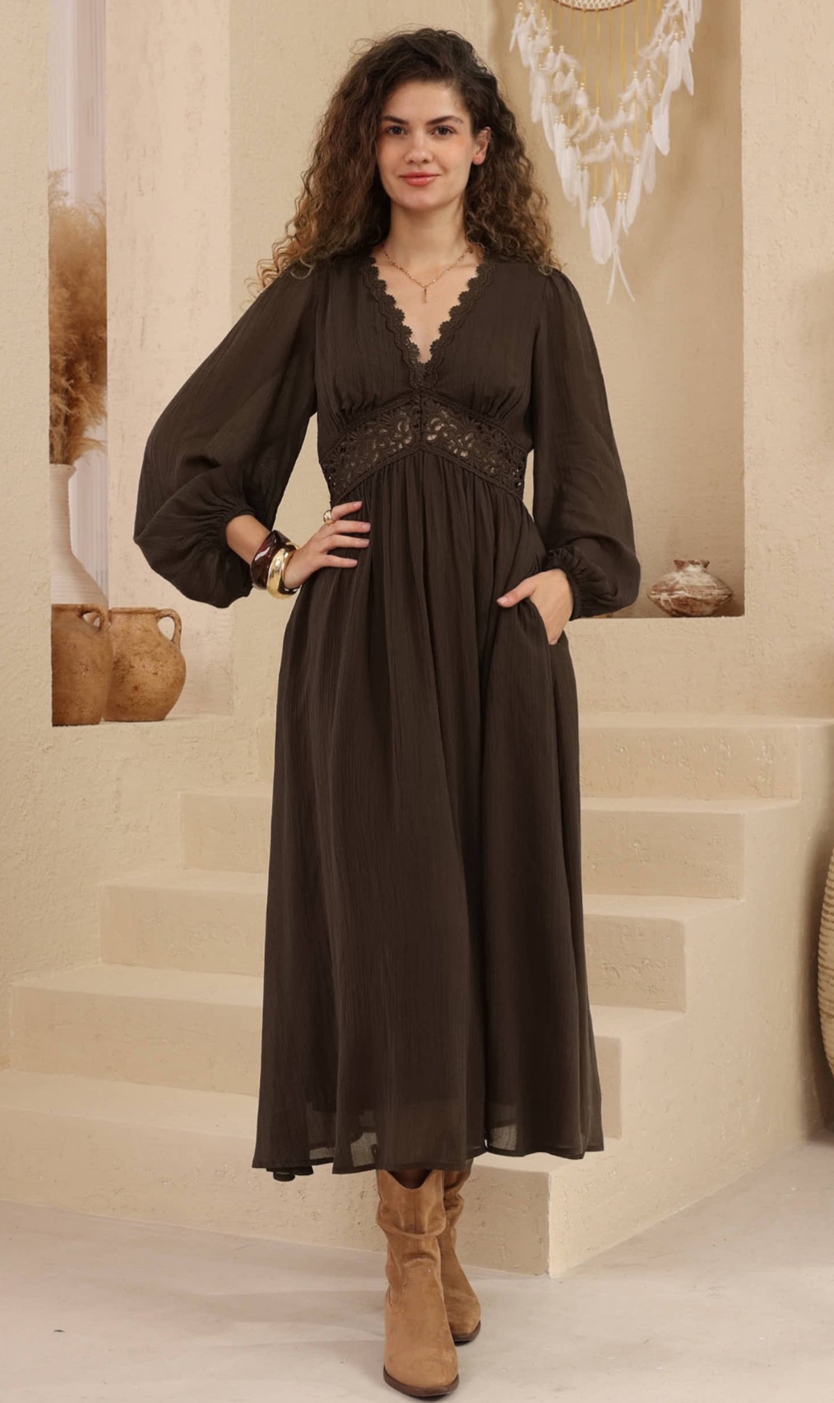 Ferrero Dress - Choc