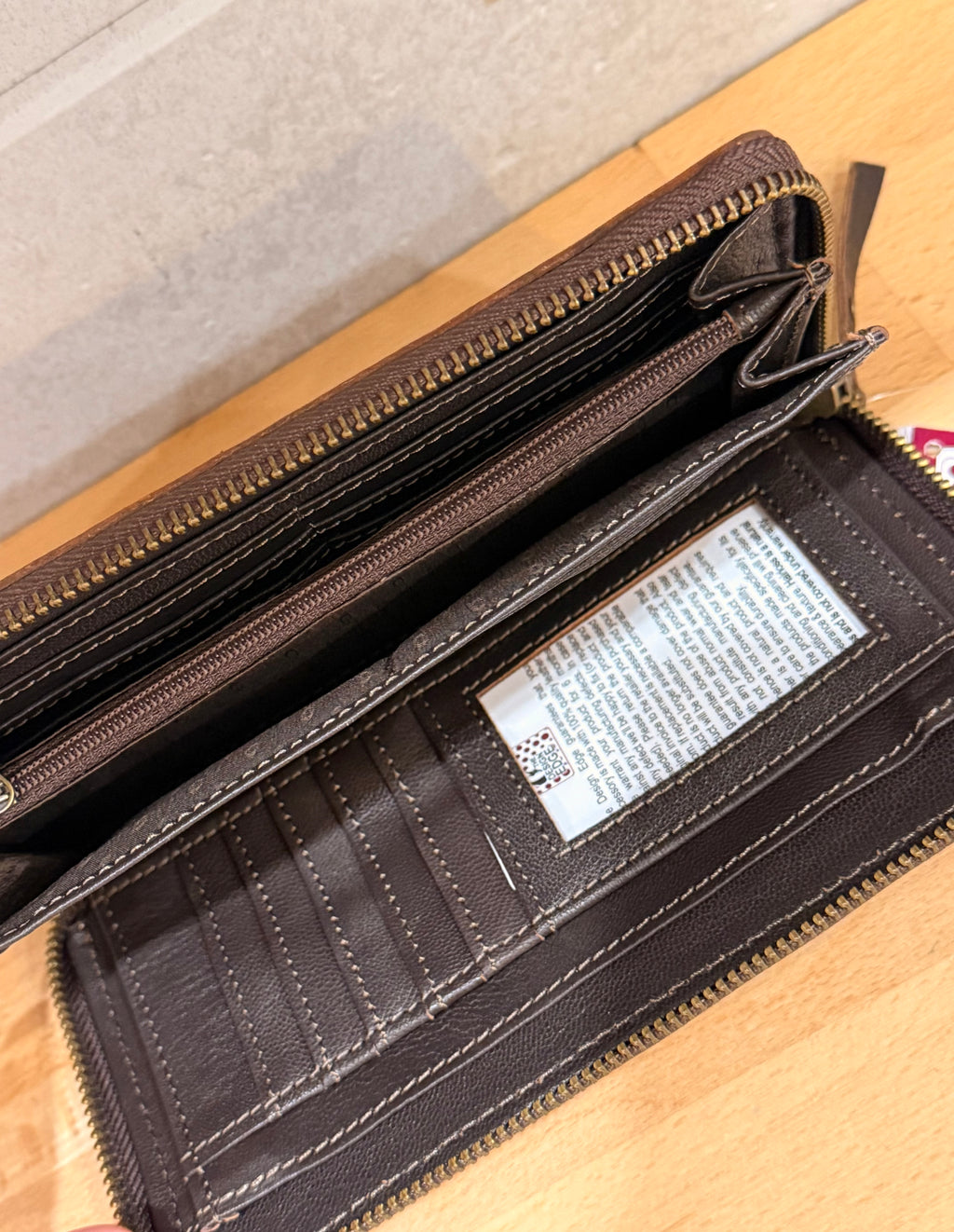 Tooled/Painted  horse wallet