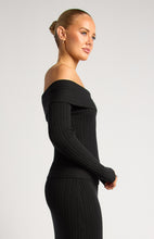 Load image into Gallery viewer, Off Shoulder Top - Black
