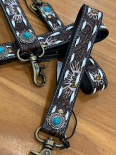 Load image into Gallery viewer, Eagle Range Hand-Tooled Key Fob
