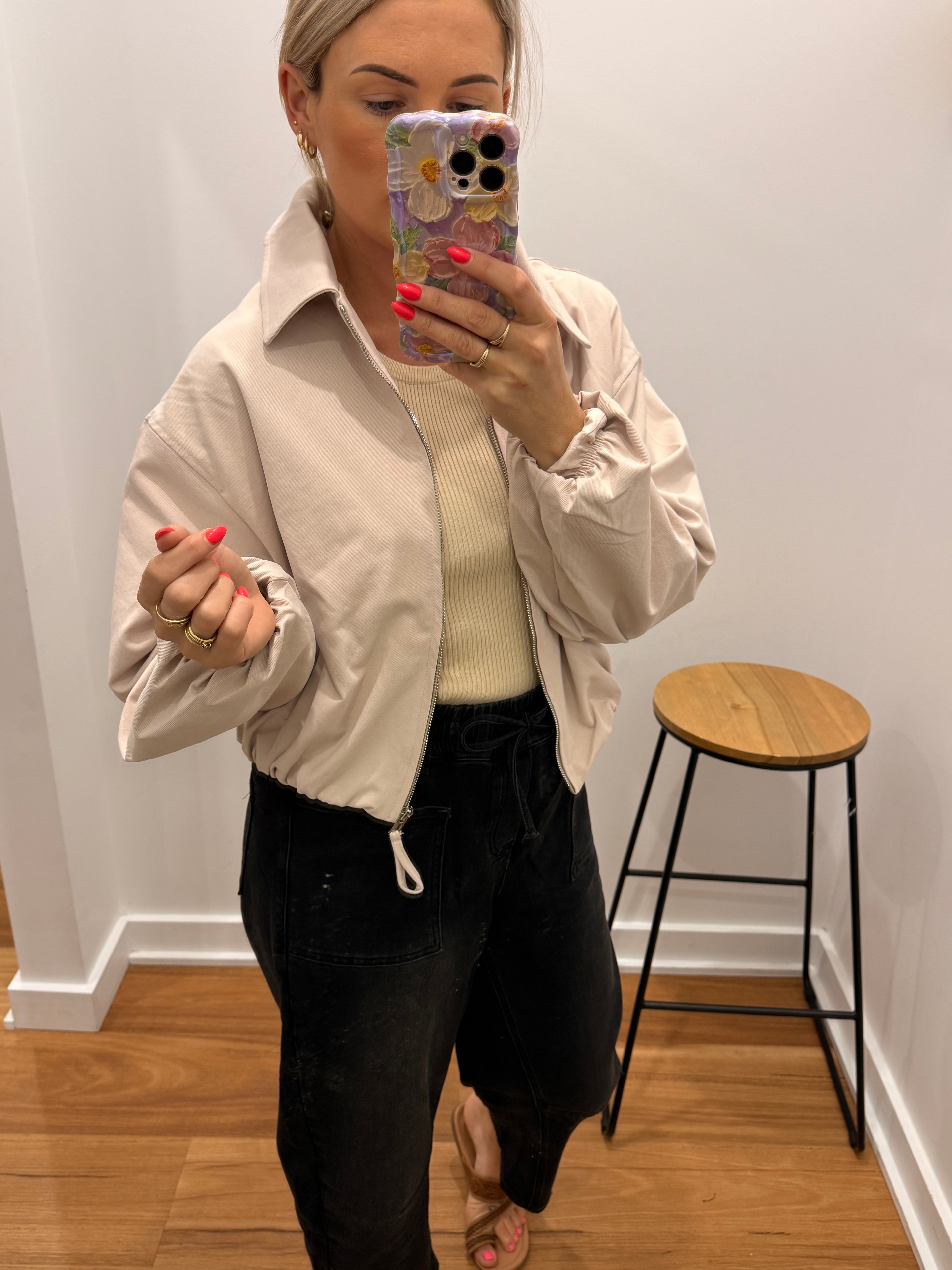 Ivy Jacket- Light pink
