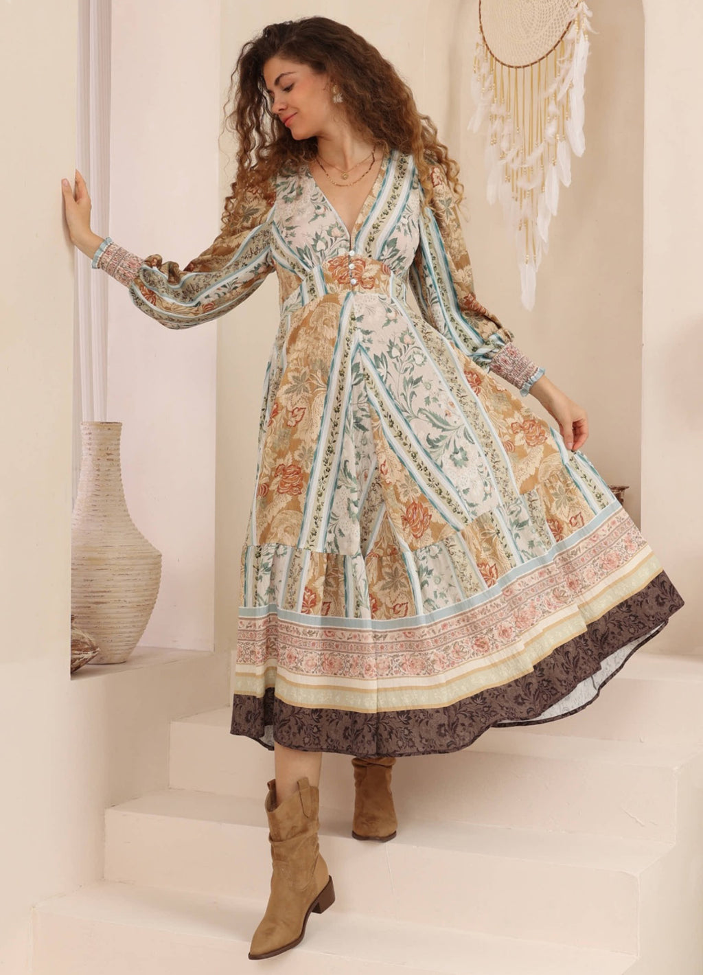Sage River Maxi Dress