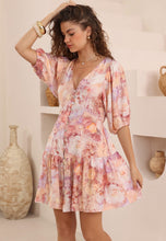 Load image into Gallery viewer, Pastel garden Sleeve Dress
