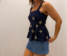 Load image into Gallery viewer, Ivy Top - Navy
