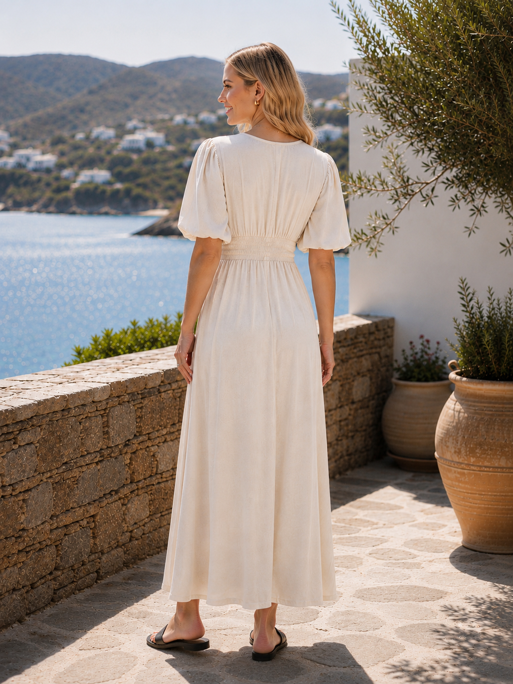 Aubrey Maxi Dress - Natural
