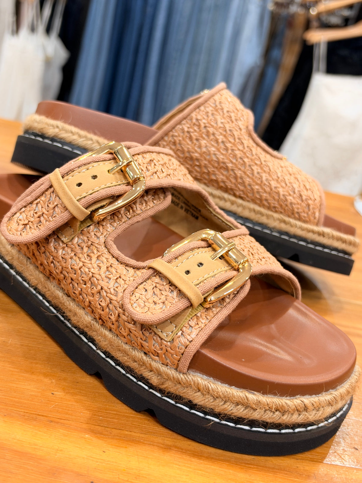 Mapple Slide - Tan By Human Shoes