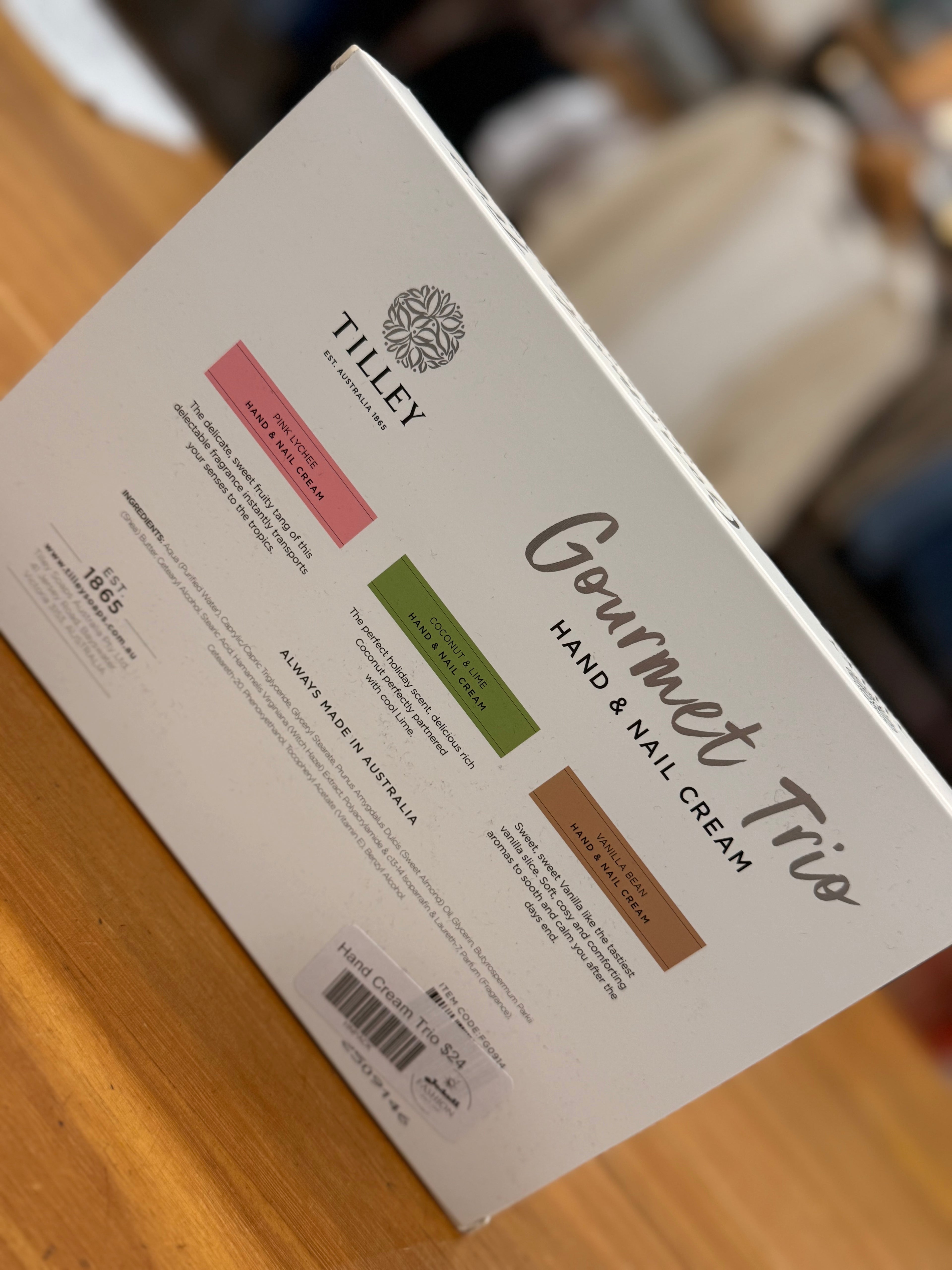 Tilleys Hand/Nail Gift Pack Trio