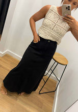 Load image into Gallery viewer, Eastwood Maxi Skirt - Black
