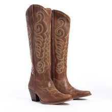 Load image into Gallery viewer, Nalejandra Boots in Chocolate Brown
