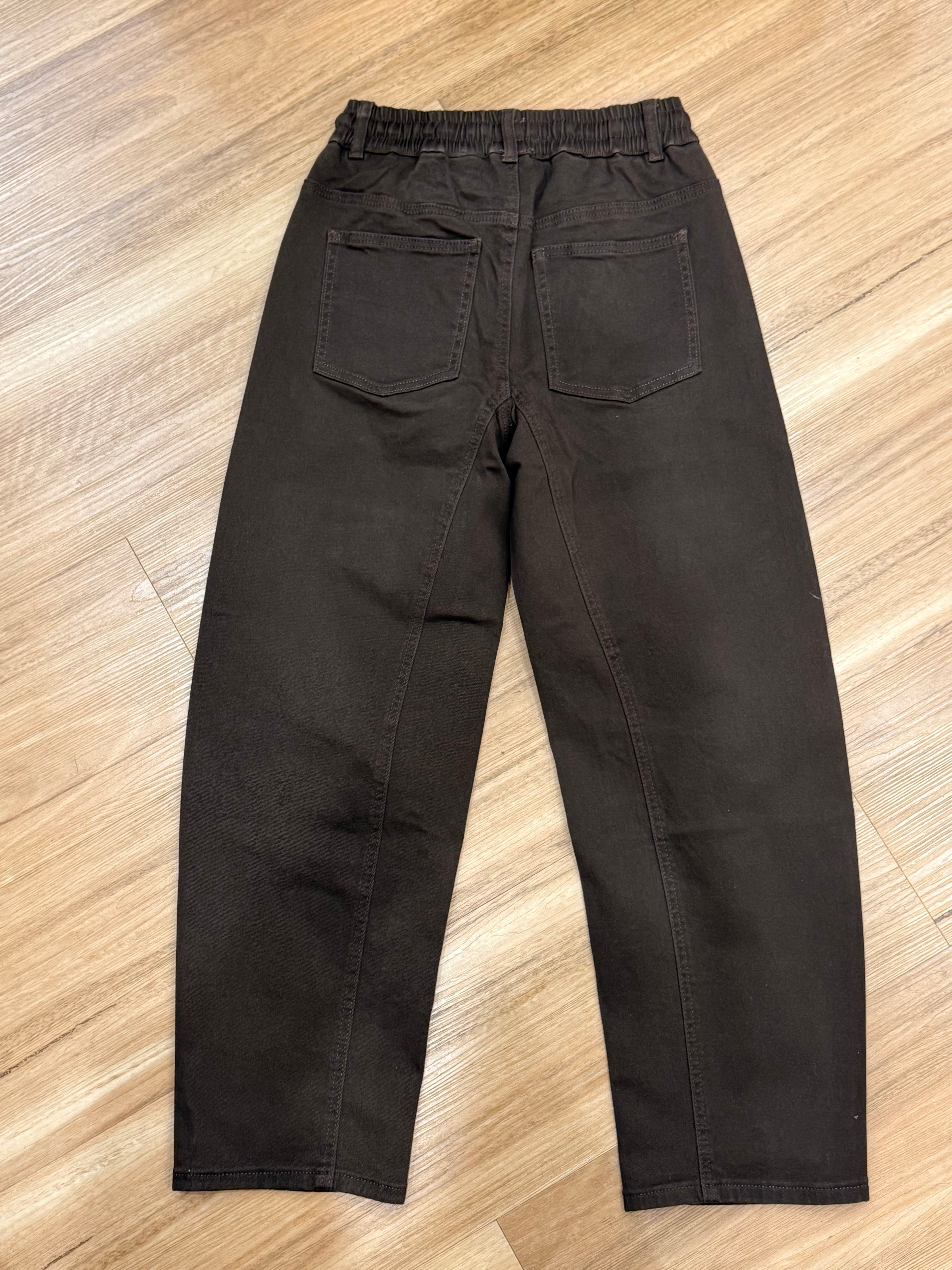 Sanderland barrel Jean - Choc