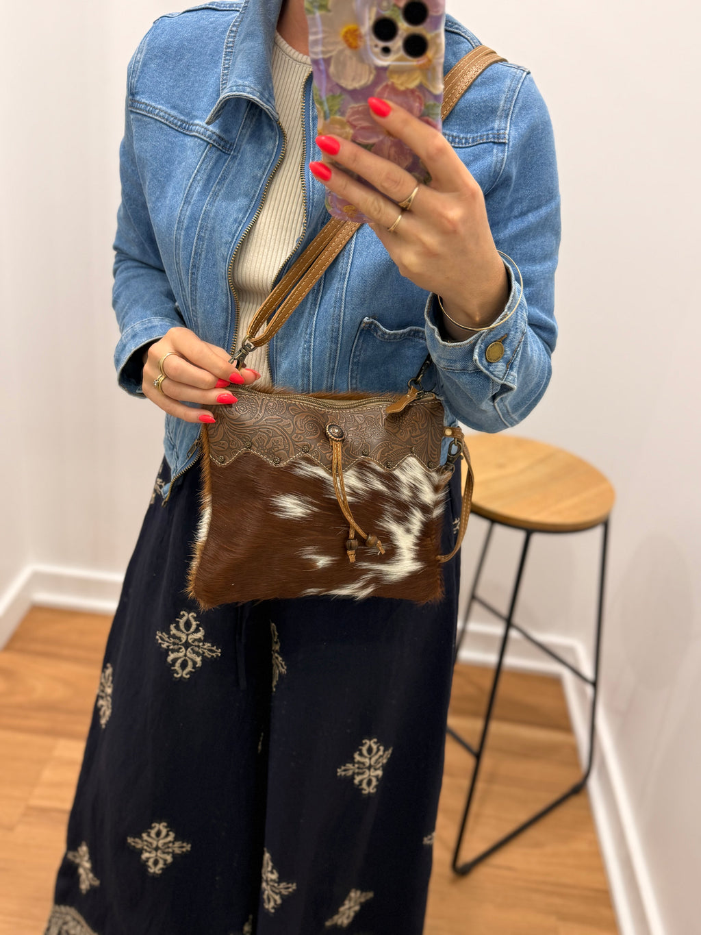 Ornate Hairon Bag