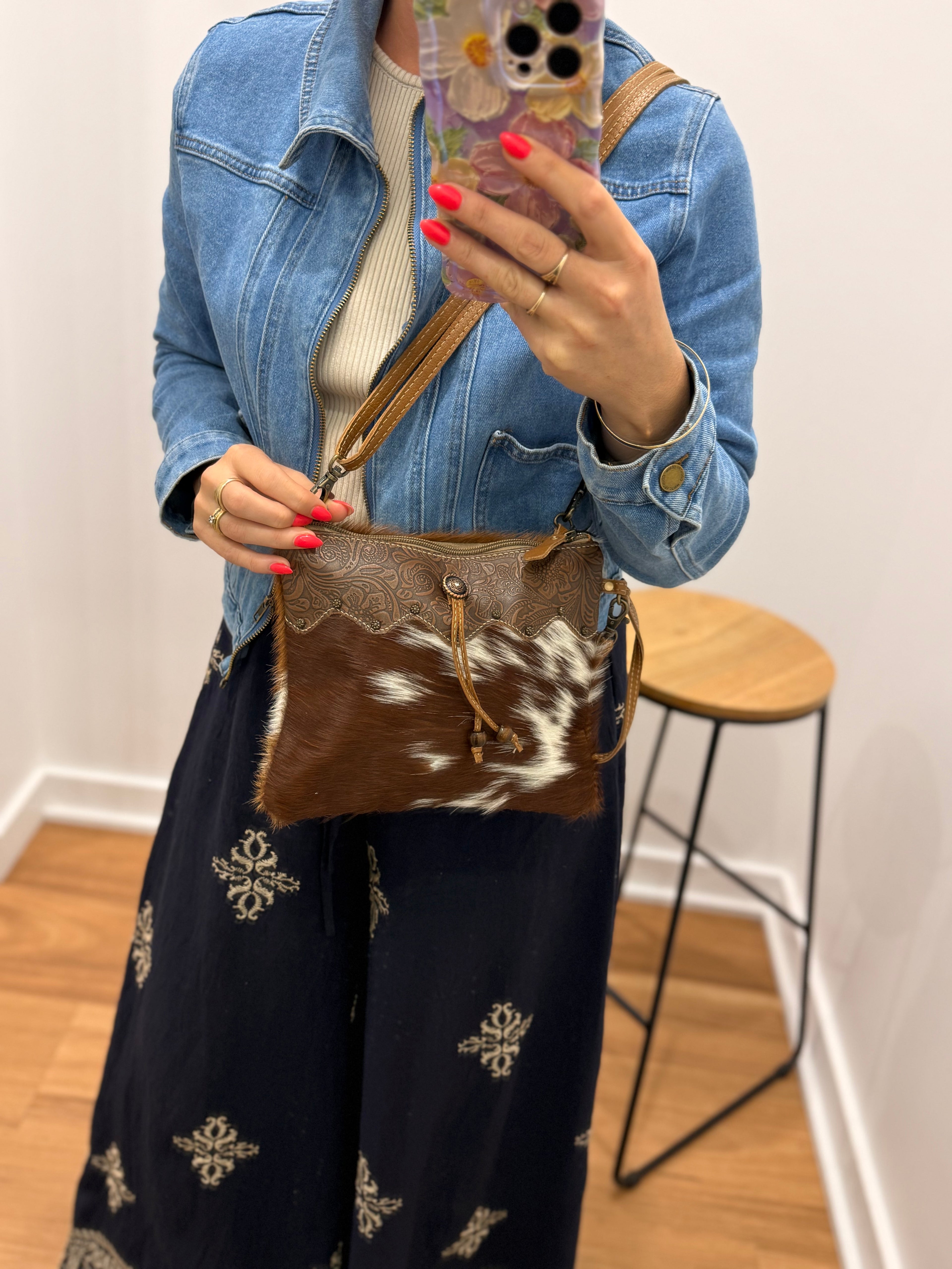 Ornate Hairon Bag