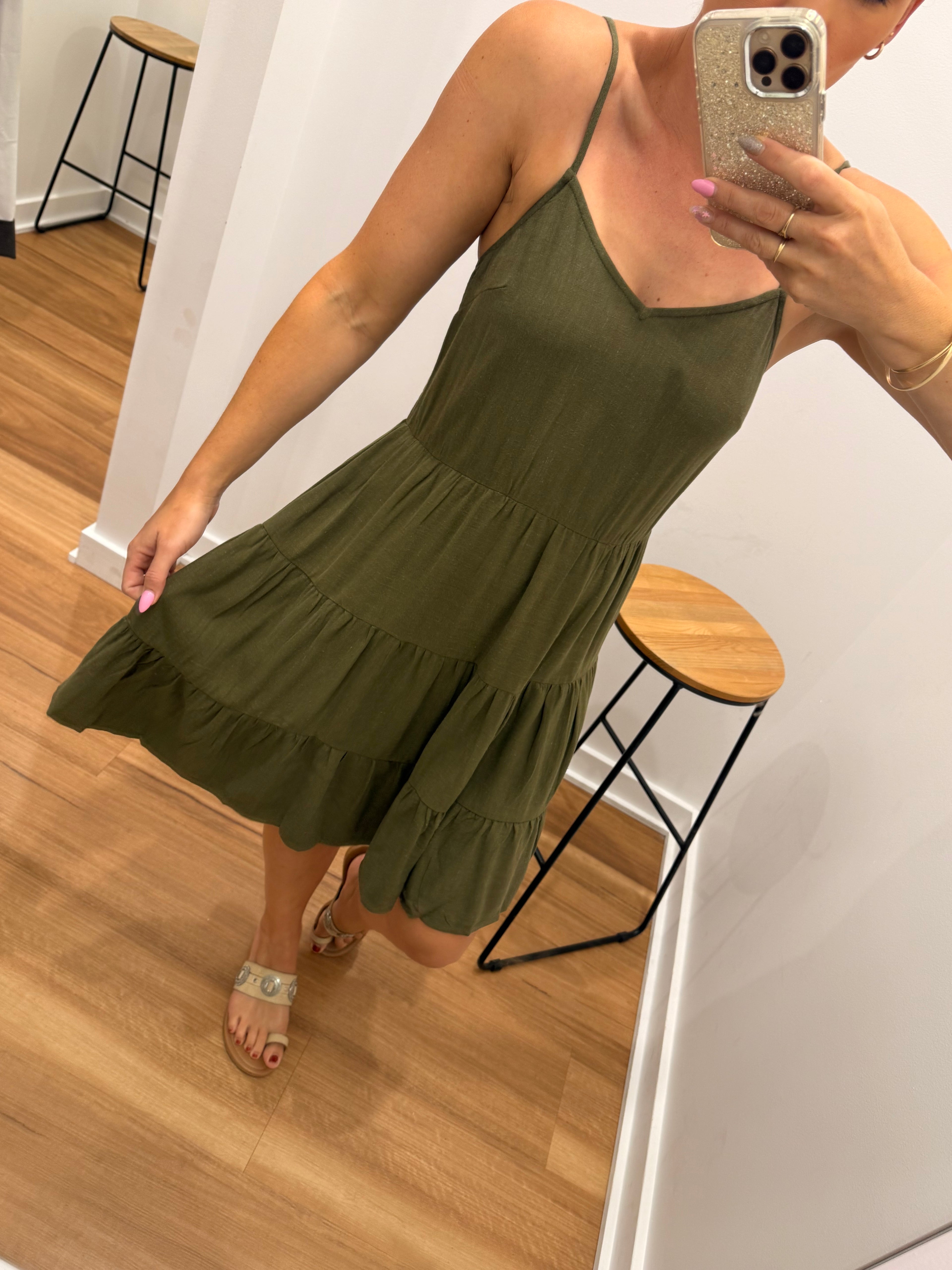 Cruz Dress - Khaki