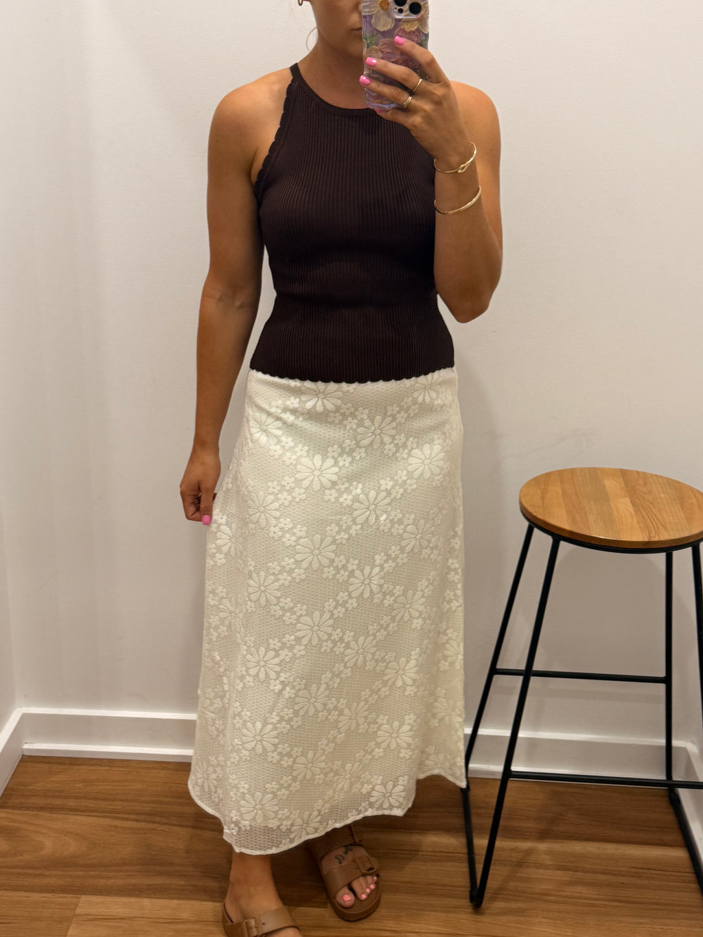 Mylah Skirt - White