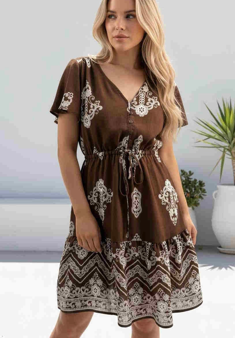 Cressy Dress - Choc