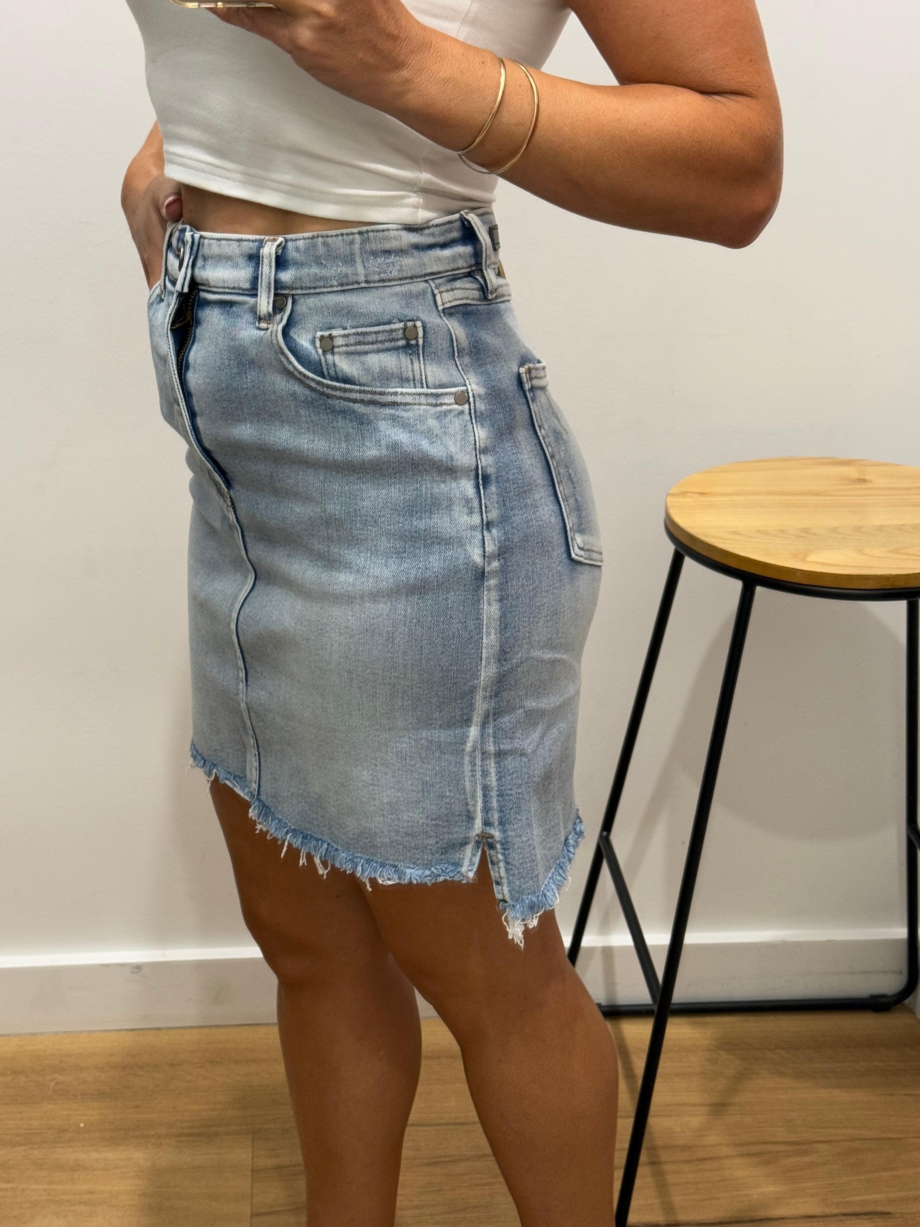 Carter Denim Skirt