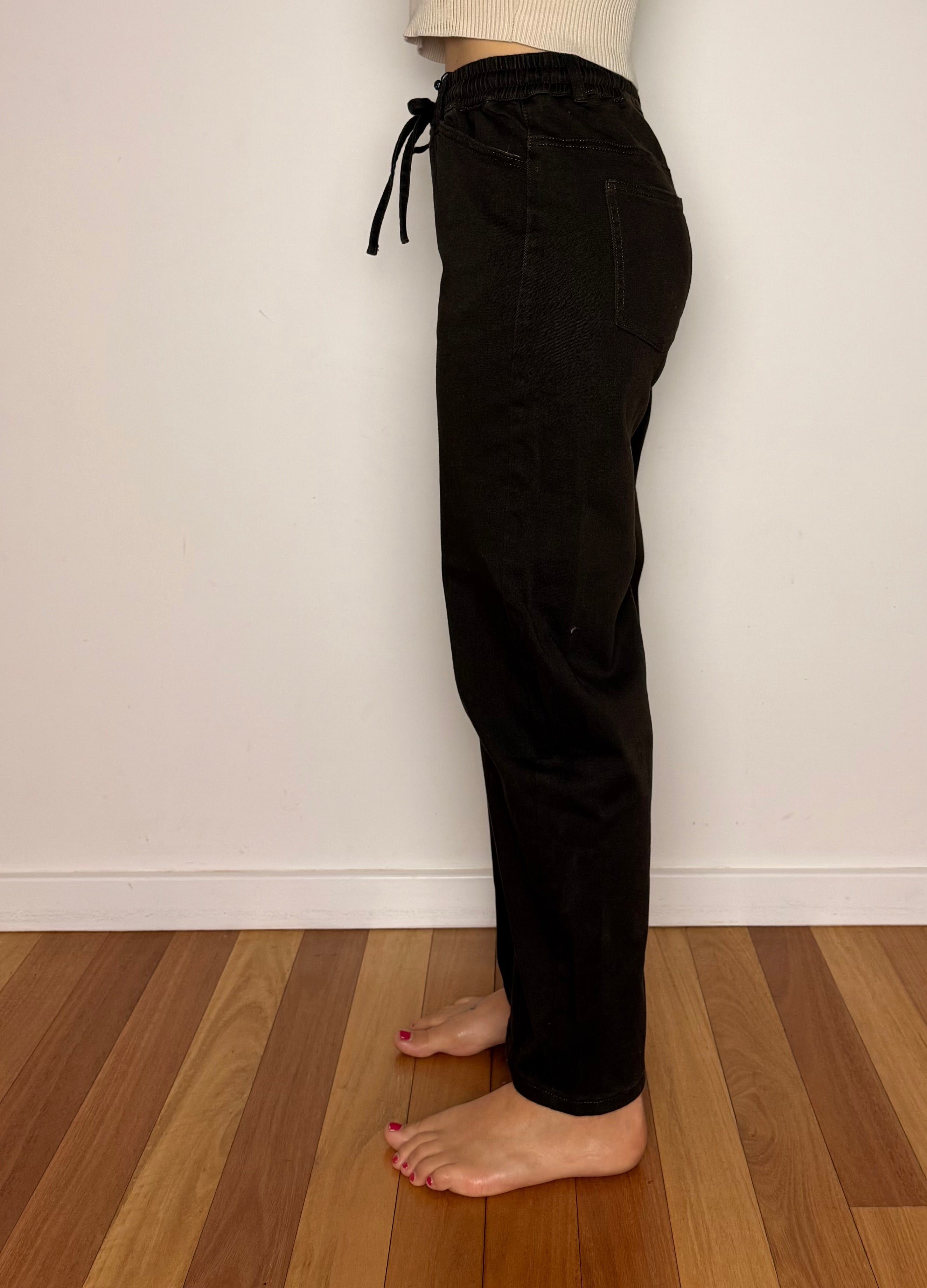 Sanderland barrel Jean - Choc