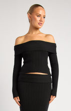 Load image into Gallery viewer, Off Shoulder Top - Black
