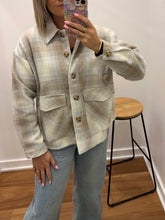Load image into Gallery viewer, Sienna Jacket - Cream/blue

