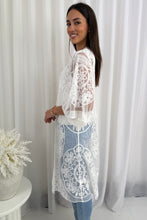 Load image into Gallery viewer, Lace Cape - White
