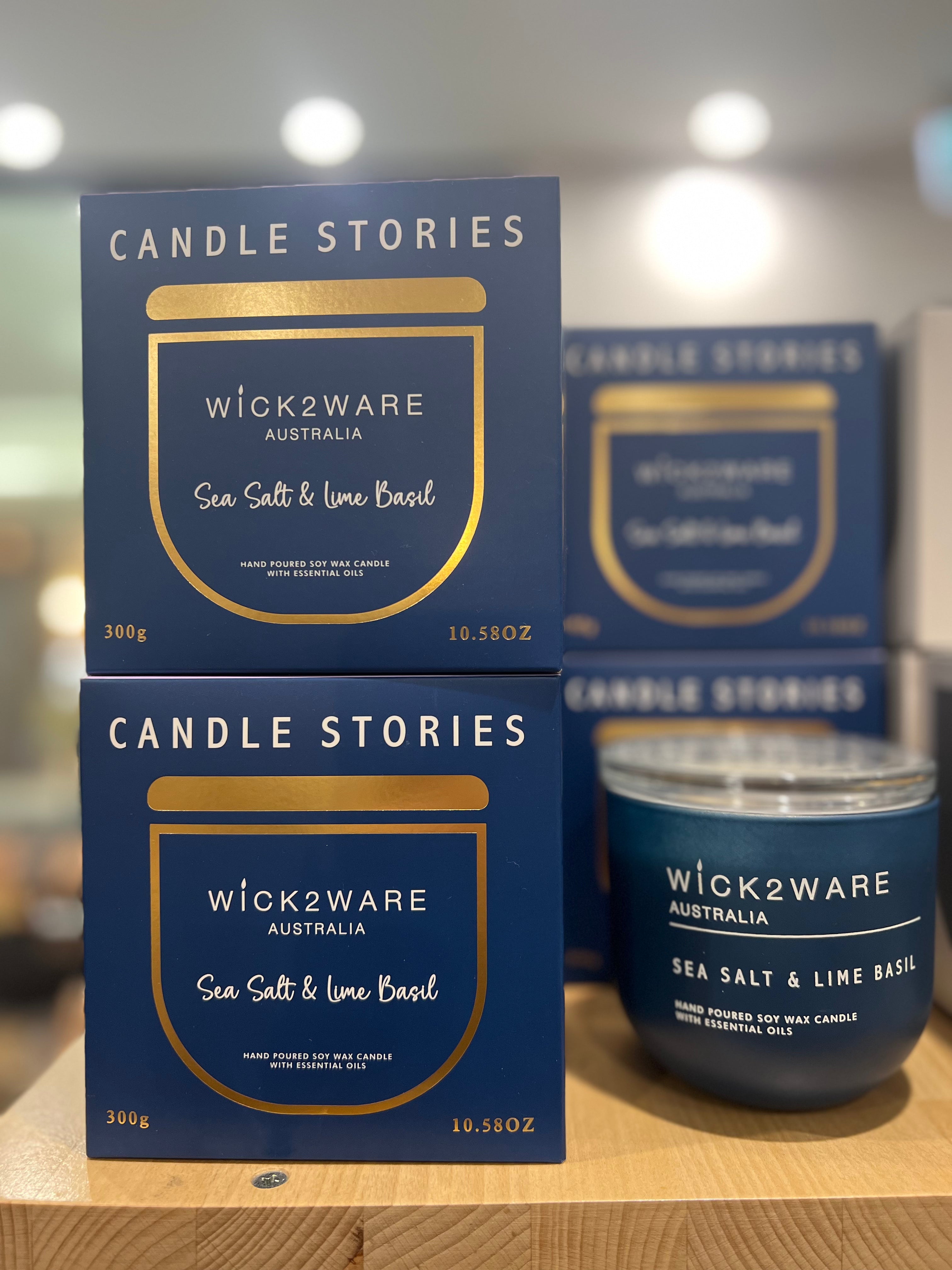 Sea Salt Lime & basil Candle