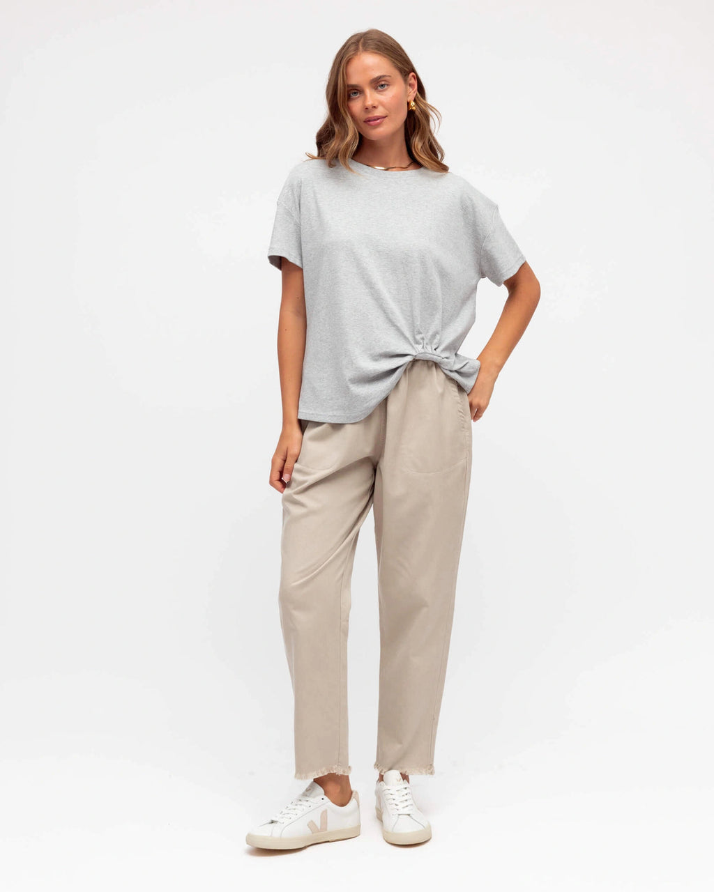 Easy Tuck Shirt - Grey Marle