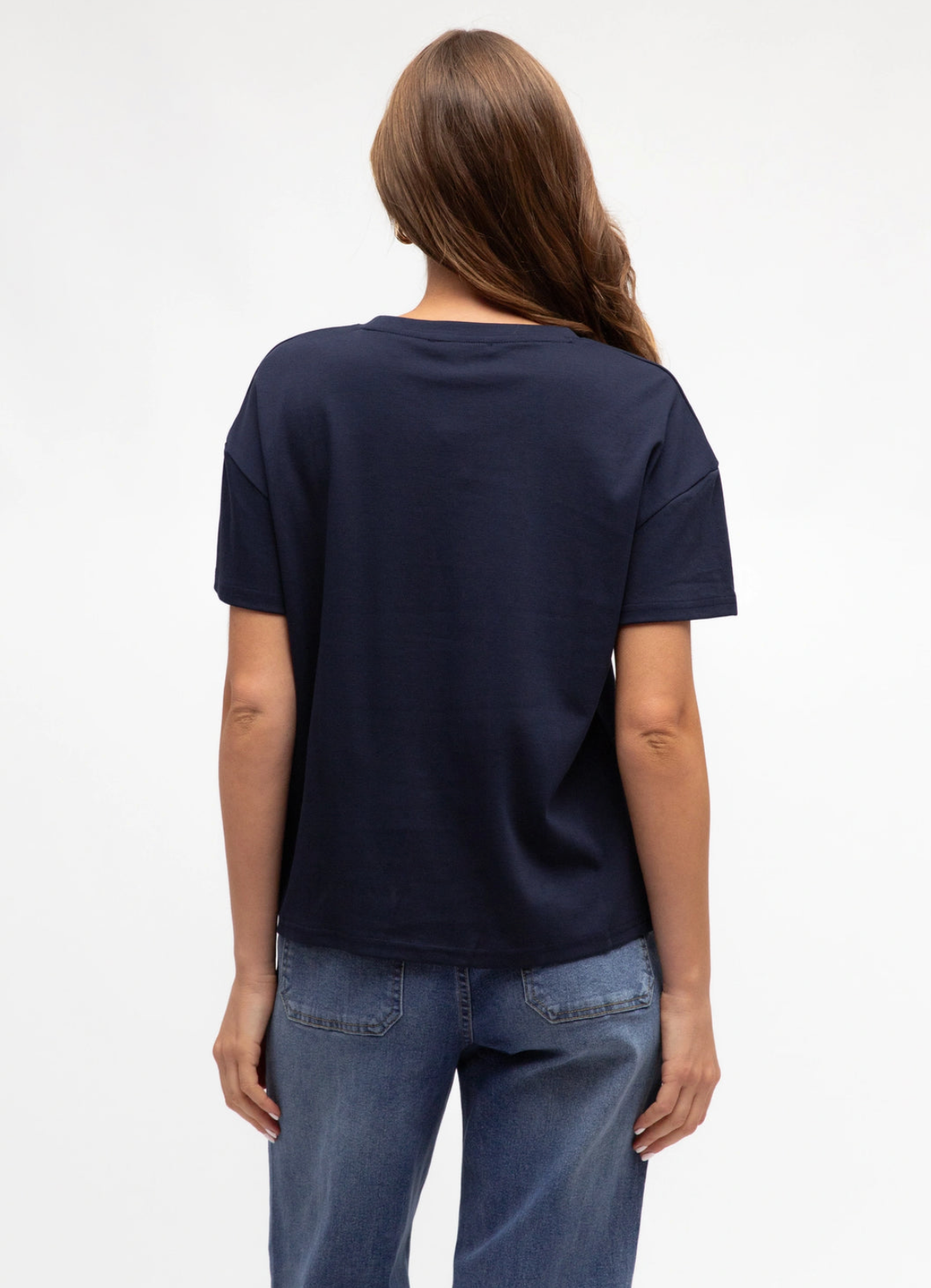 Easy Tuck Shirt - Navy
