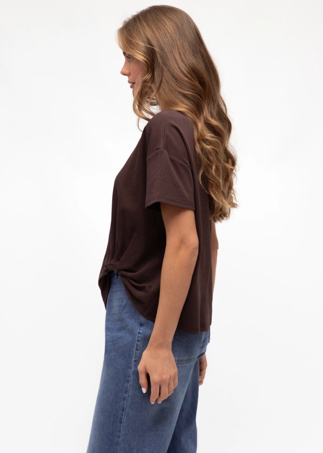Easy Tuck Shirt - Chocolate