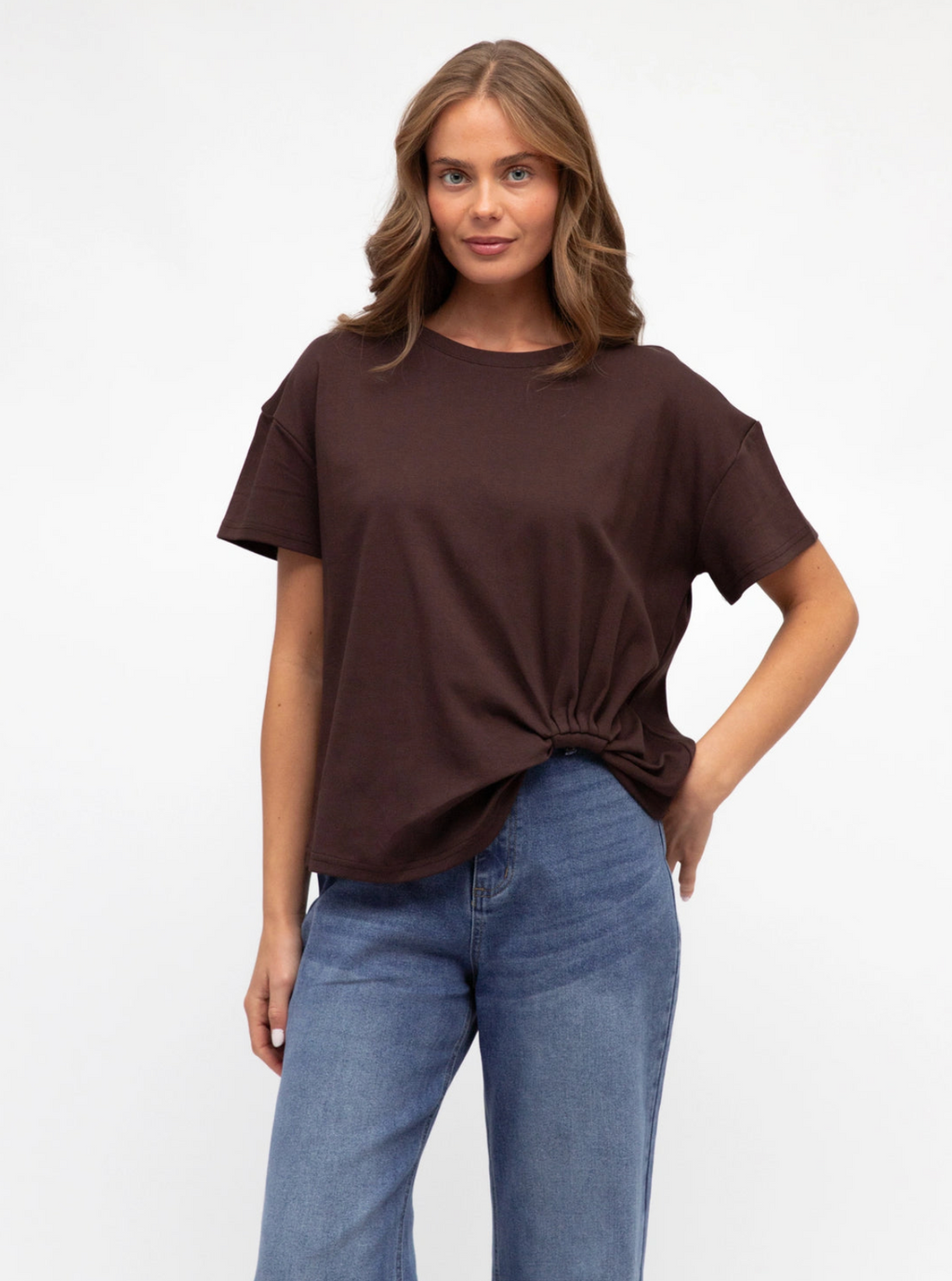 Easy Tuck Shirt - Chocolate
