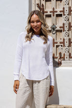 Load image into Gallery viewer, Zip Back Knit - White

