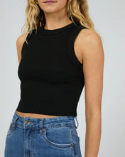 Load image into Gallery viewer, Mia Crop Tank - Black
