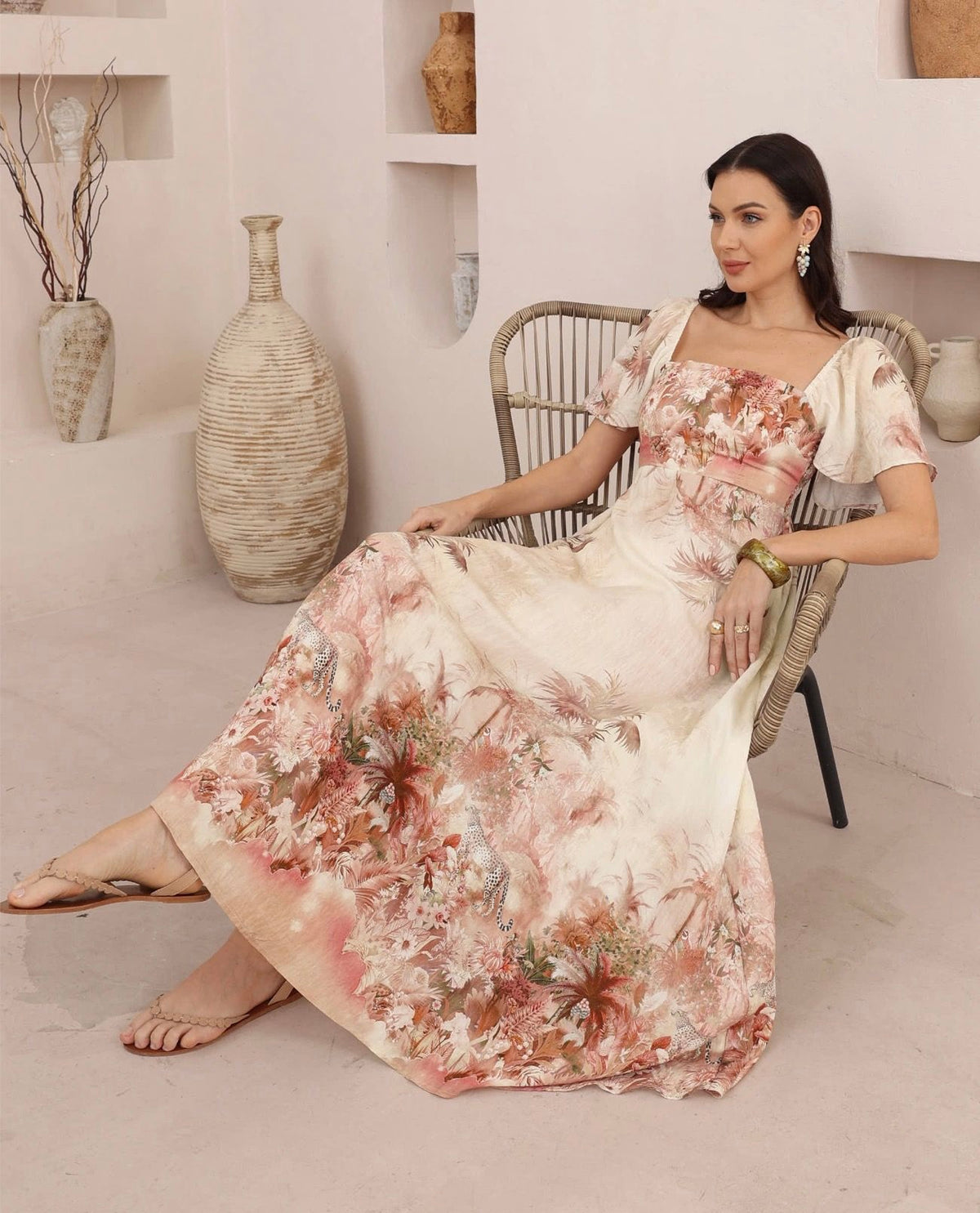 Wildflower Safari Maxi Dress